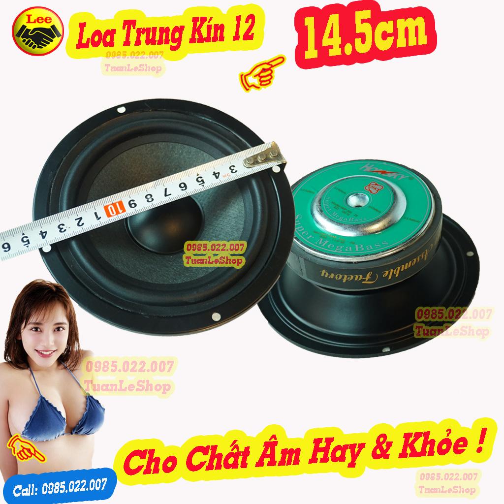 Loa Trung 14cm Hồng Kỳ, Loa Mid 14cm- Hay Loa Trung Kín 12 – Giá 02 Loa Mid 12 Màng Xám