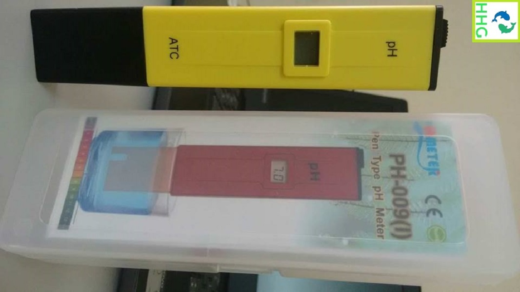 1 bút đo độ pH PH 009-I, PH-ATC, chính xác hơn bút tự động và 1 cặp HydroUmat V thủy canh cho RAU ĂN LÁ