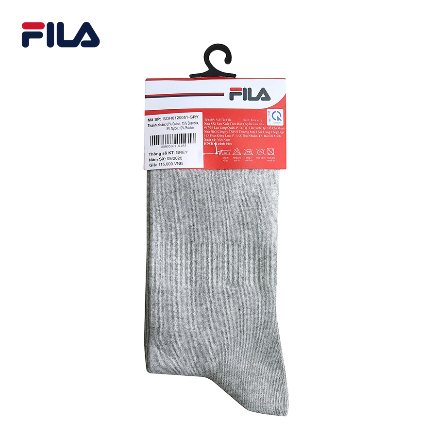 Tất Vớ Thể Thao Cổ Cao Unisex FILA SOH0120051