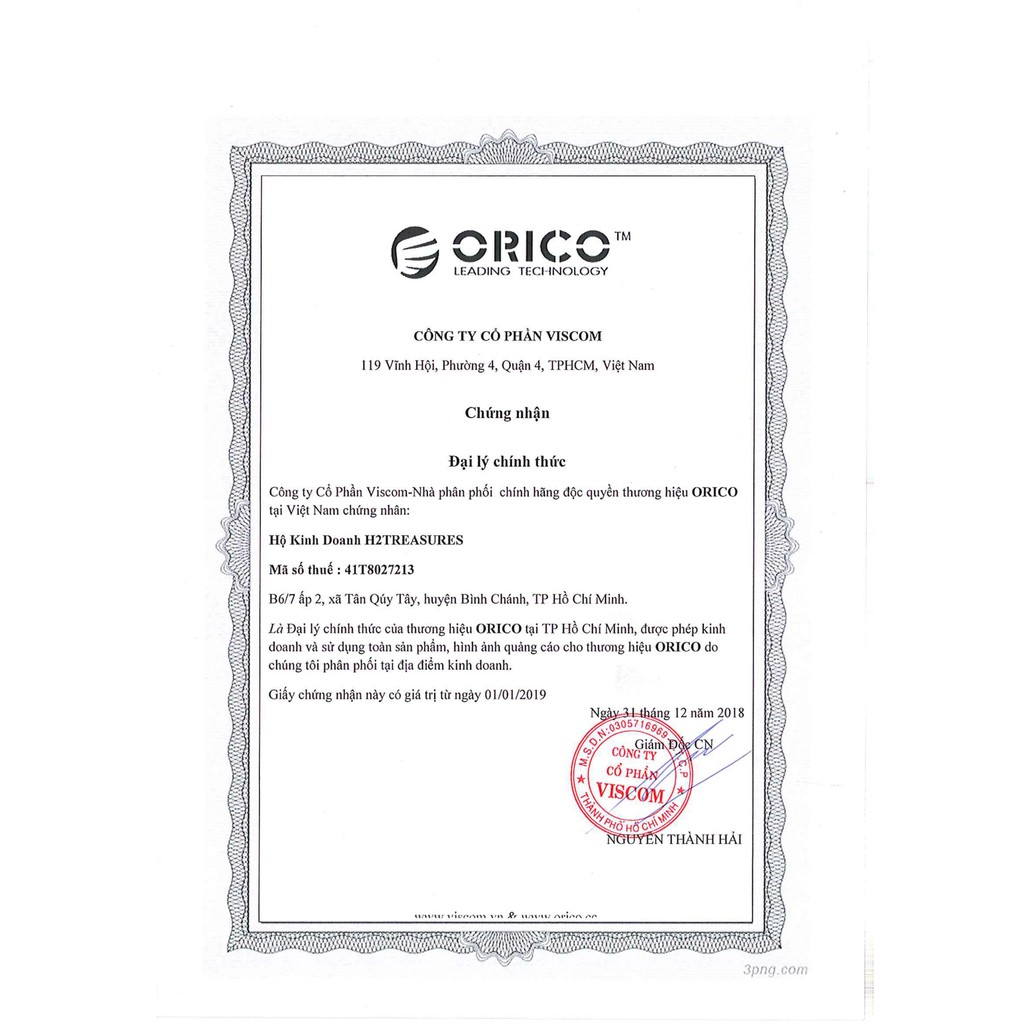 Hộp ổ cứng ORICO 3139U3 3.5" SSD/HDD SATA 3 USB 3.0- Hàng Chính Hãng