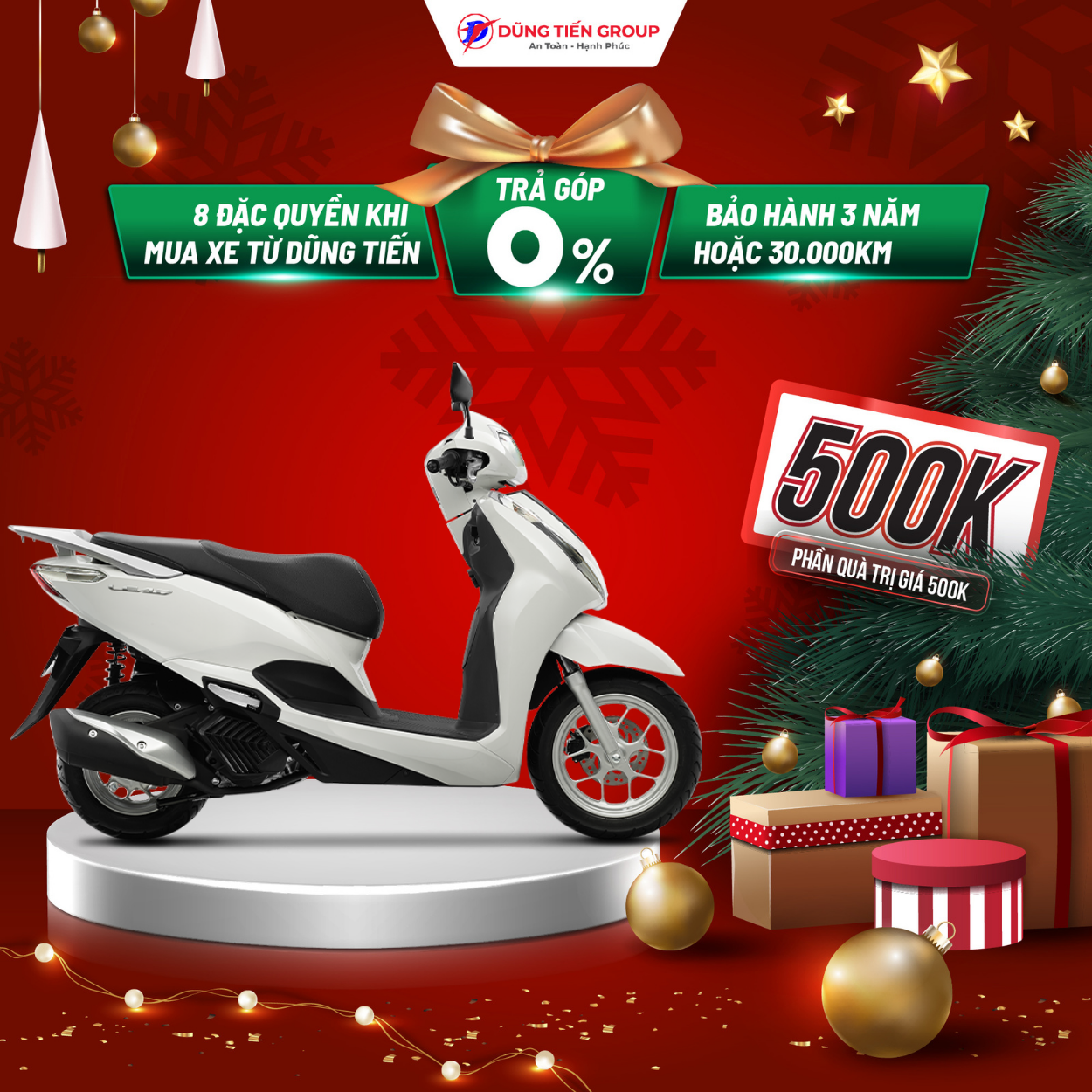 Xe Máy Honda LEAD 125cc 2025 - Phiên Bản Tiêu Chuẩn