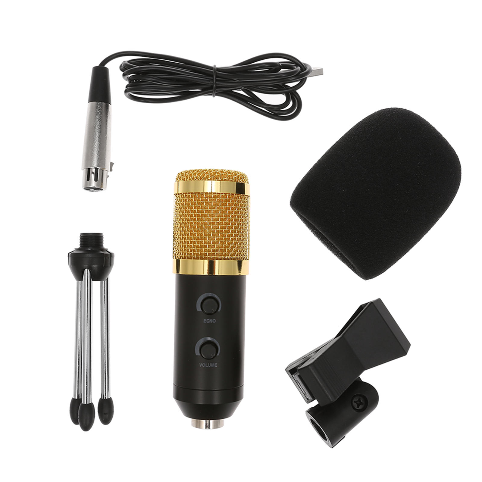 Bộ Micrô Ghi Âm USB Plug & Play Cho Studio Tại Nhà