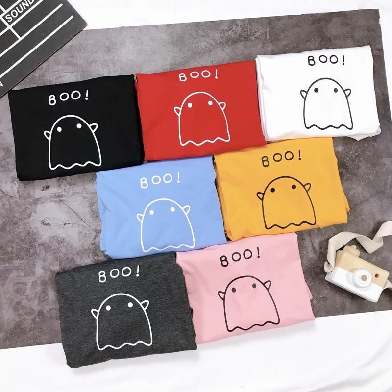 Áo Thun Tay Ngắn UNISEX BOO - Hình chụp thật