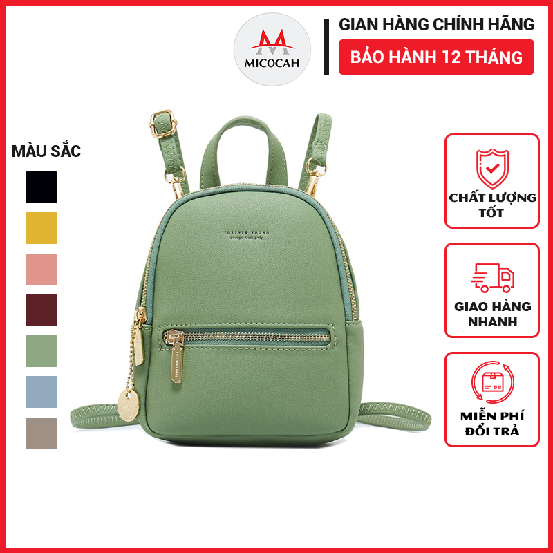 Balo Nữ Mini Thời Trang Chính Hãng FOREVER YOUNG Đi Học Đi Chơi Phong Cách Châu Âu Da Mềm Cao Cấp Siêu Đẹp Giá Rẻ BL02