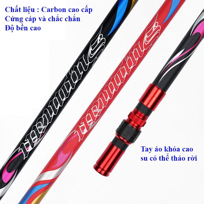 Vợt Cá Carbon Vành Tròn Có thể thu gọn chuyên dụng câu đài vợt cá câu đài KK-15