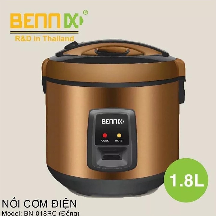 Nồi cơm điện Bennix dung tích 1.8L BN-018RC BẢO HÀNH 12 THÁNG hàng chính hãng