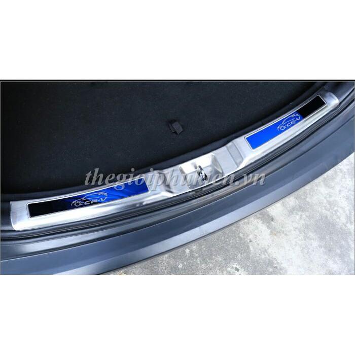 Ốp chống trầy cốp dành cho Honda CR-V, CRV 2018-2019 – Mẫu INOX