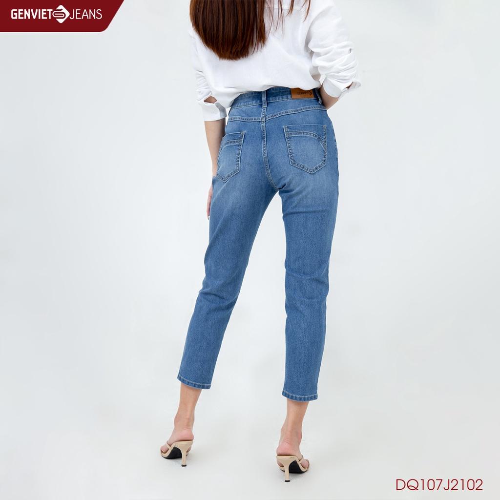 Quần Dài Jeans Nữ GENVIET DQ107J2102