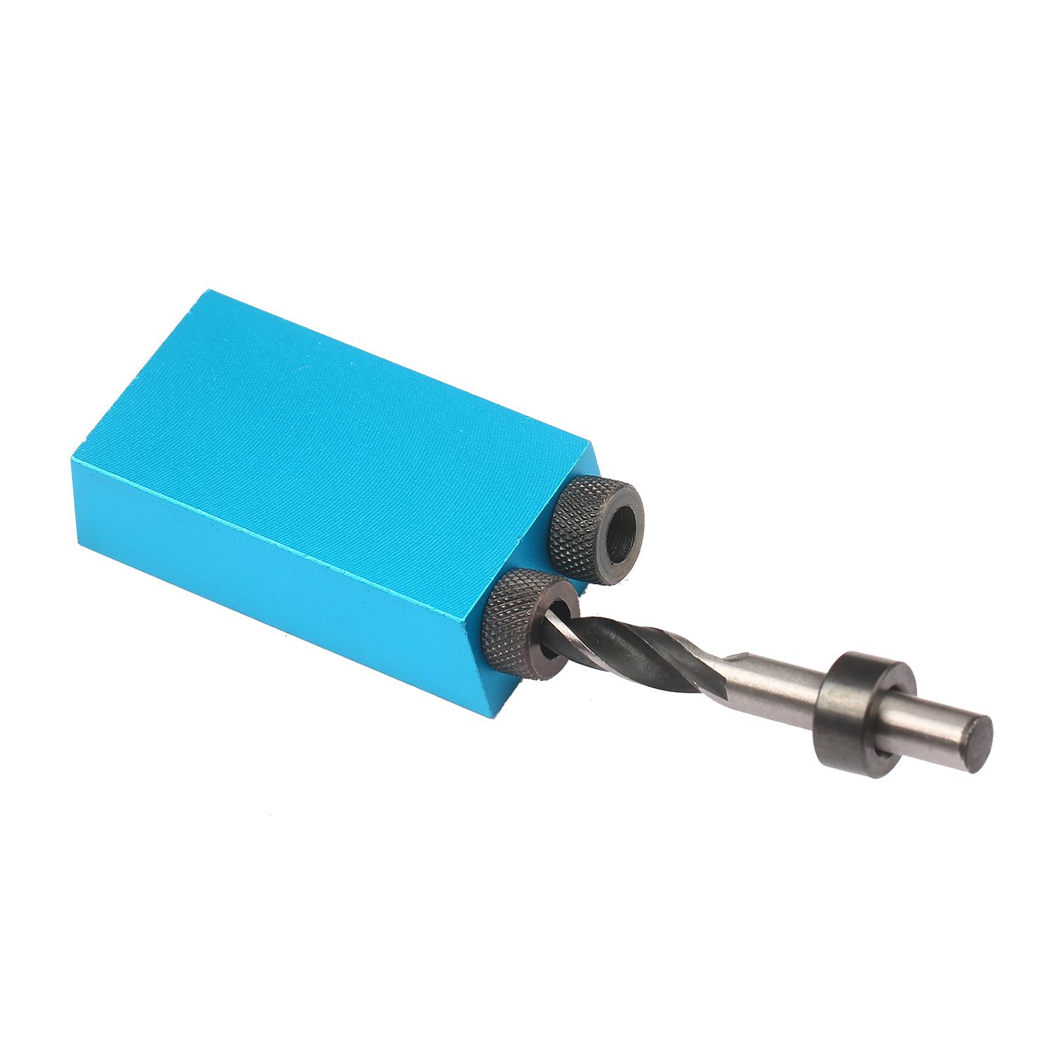 15pcs Pocket Hole Jig Kit 8mm 10mm 15 Degree Angle Drill Guide Woodwoorking Tool Inclined Hole Jig Hole Puncher Locator