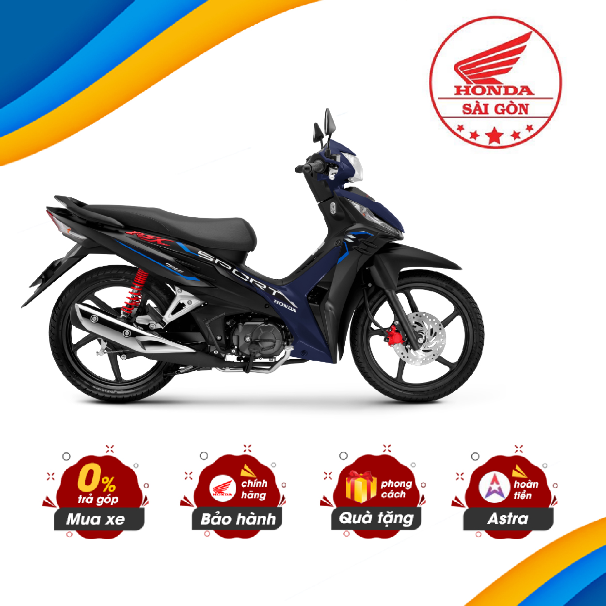 Xe Máy Honda Wave RSX FI 110 - 2023 -  Phanh Đĩa - Vành Đúc