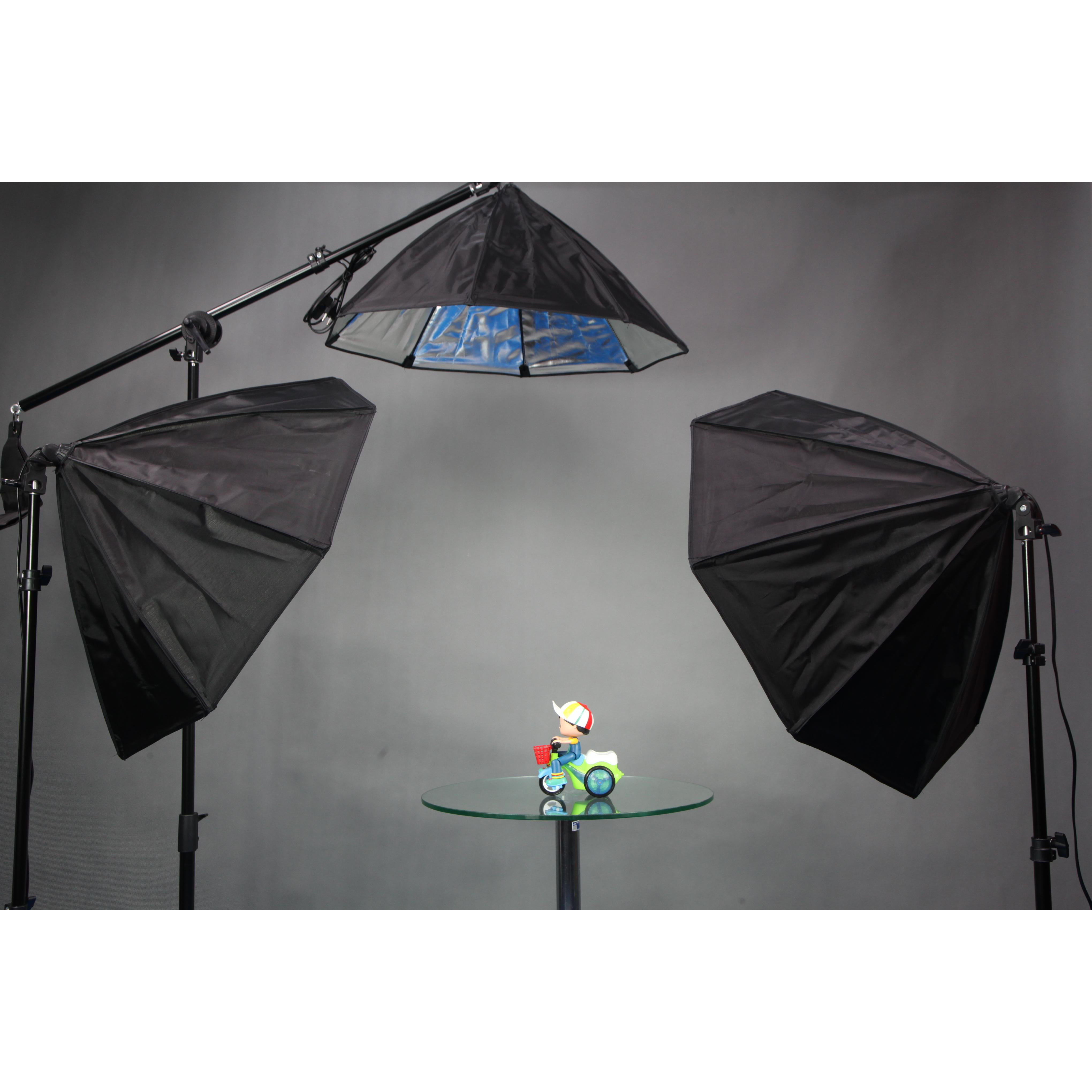 Combo 3 đèn LED360 60w softbox bát giác 75cm