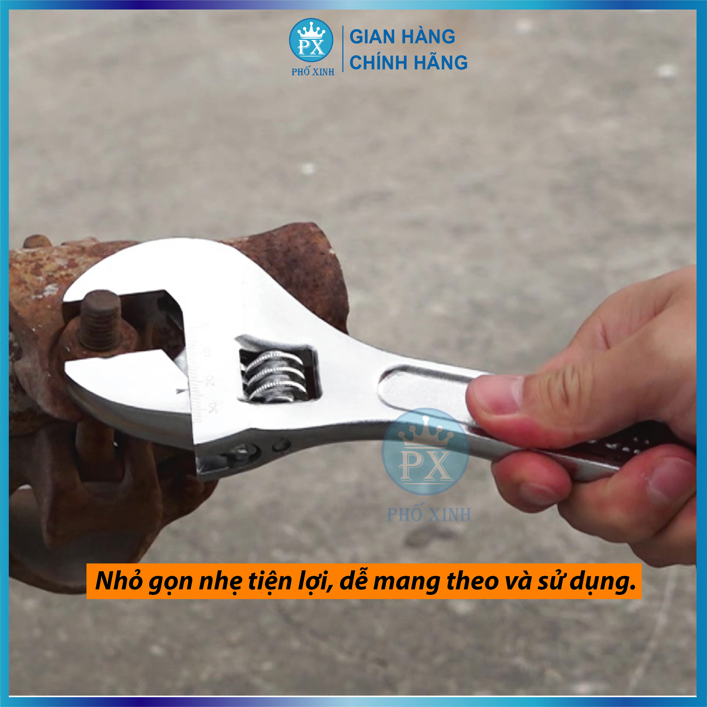 Mỏ lết cầm tay đa năng INGCO HADW131 6&quot; 8&quot; 10&quot; 12&quot; 15” 18”cờ lê thép Cr-V siêu cứng chống rỉ điều chỉnh độ mở sữa chữa tháo mở bulong