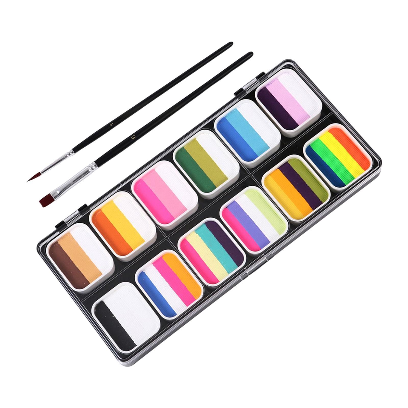 Painting Palette Makeup Painting Brush Cosplay Halloween Face Body Paint Set