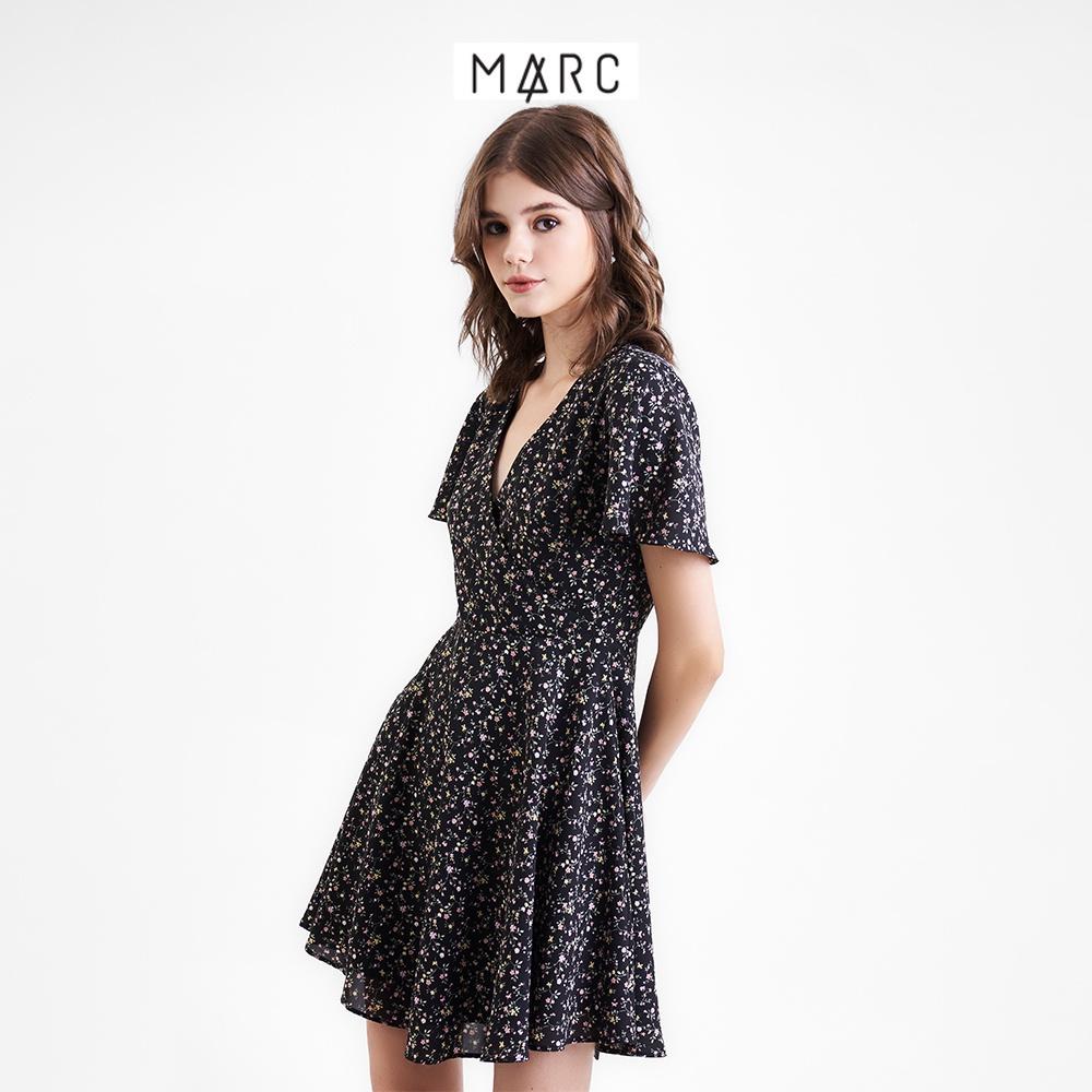 Đầm nữ MARC FASHION mini đắp chéo tay cánh tiên CBMH094222