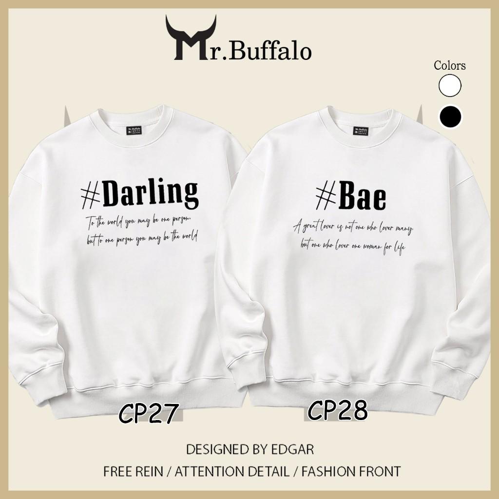 Áo Cặp Đôi Sweater form rộng darling bae Mr.buffa