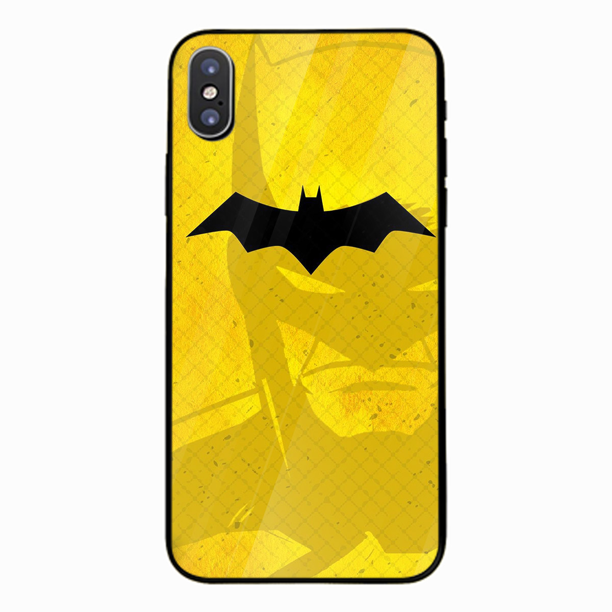 Ốp điện thoại kính cường lực cho máy iPhone X - Batman MS ACLTU005