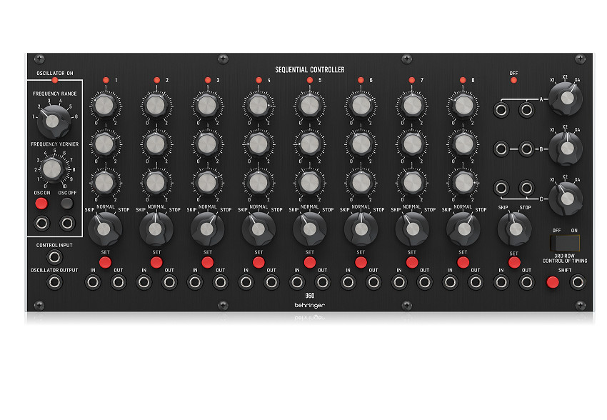 BEHRINGER 960 SEQUENTIAL CONTROLLER Module for Eurorack-HÀNG CHÍNH HÃNG