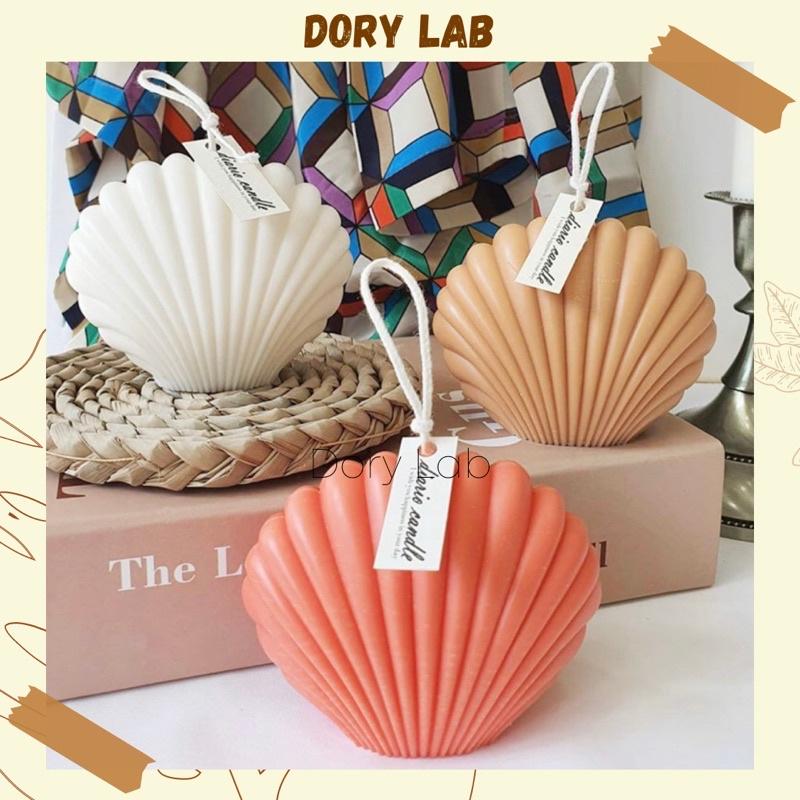 Nến Thơm Vỏ Sò Nhiều Màu Sắc Handmade Không Khói, Quà Tặng - Dory Lab