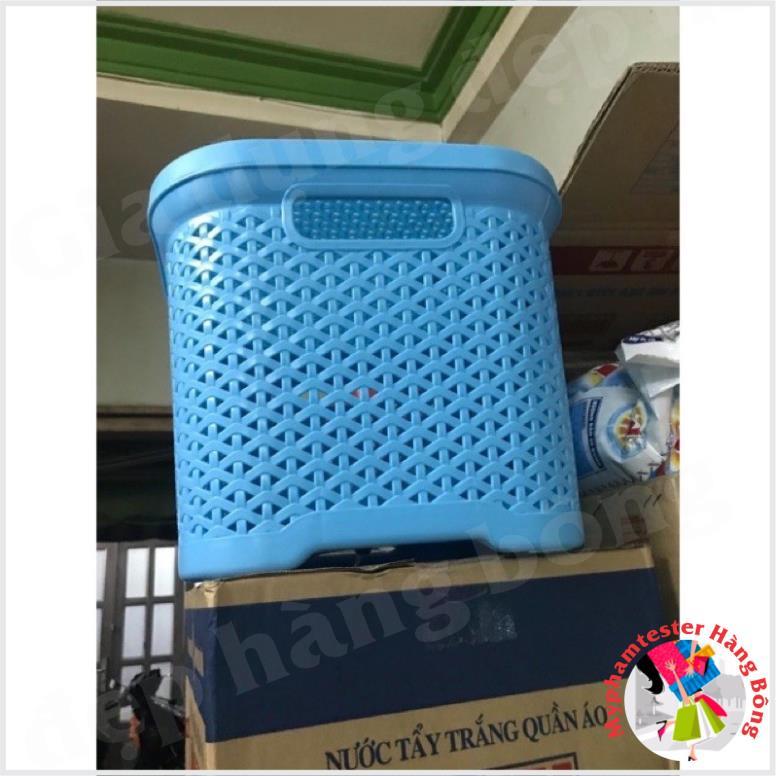 Giỏ nắp hoa / làn nắp hoa / giỏ đựng quần áo