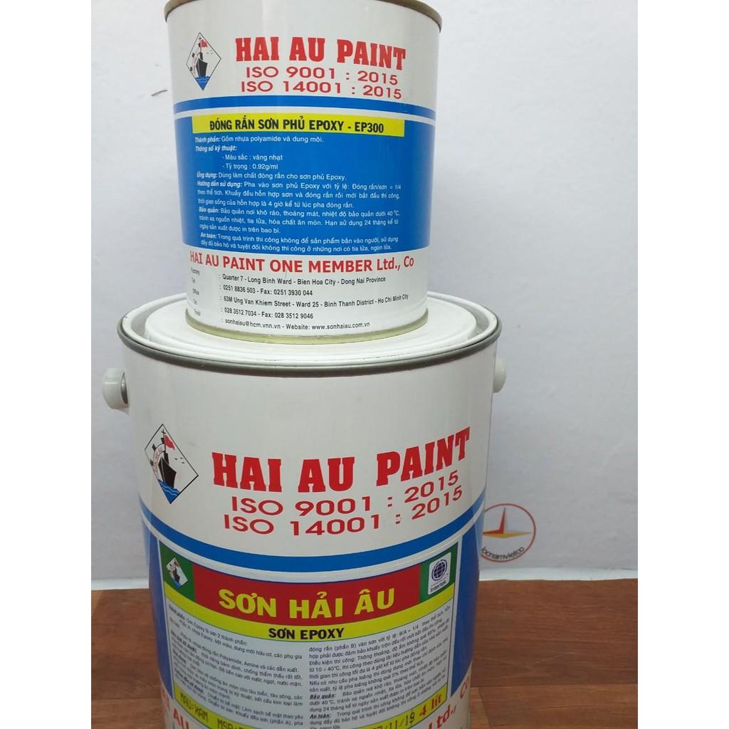 Sơn Tàu biển Hải Âu màu xanh Hoà Bình EP3 355 -1L/bộ