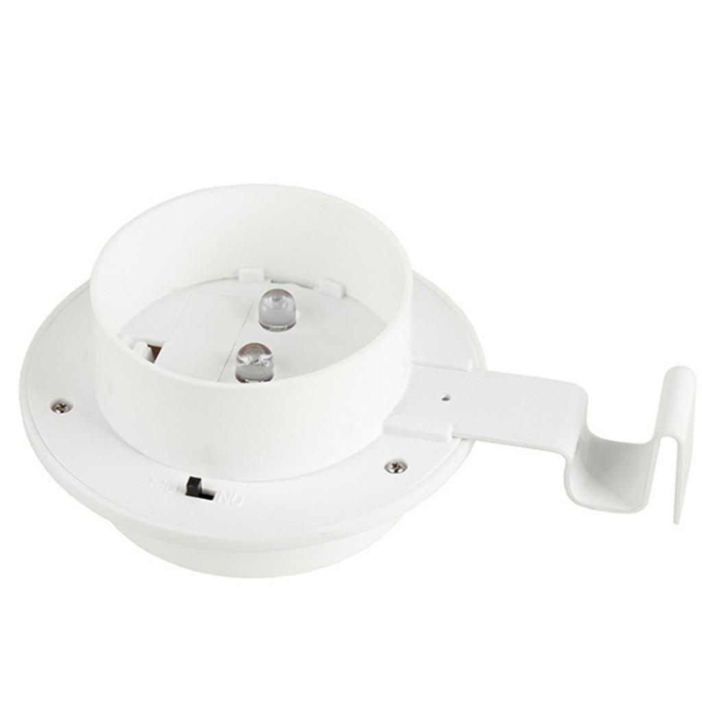 2pcs Solar Power Door Fence Lights LED Lamp Outdoor Garden