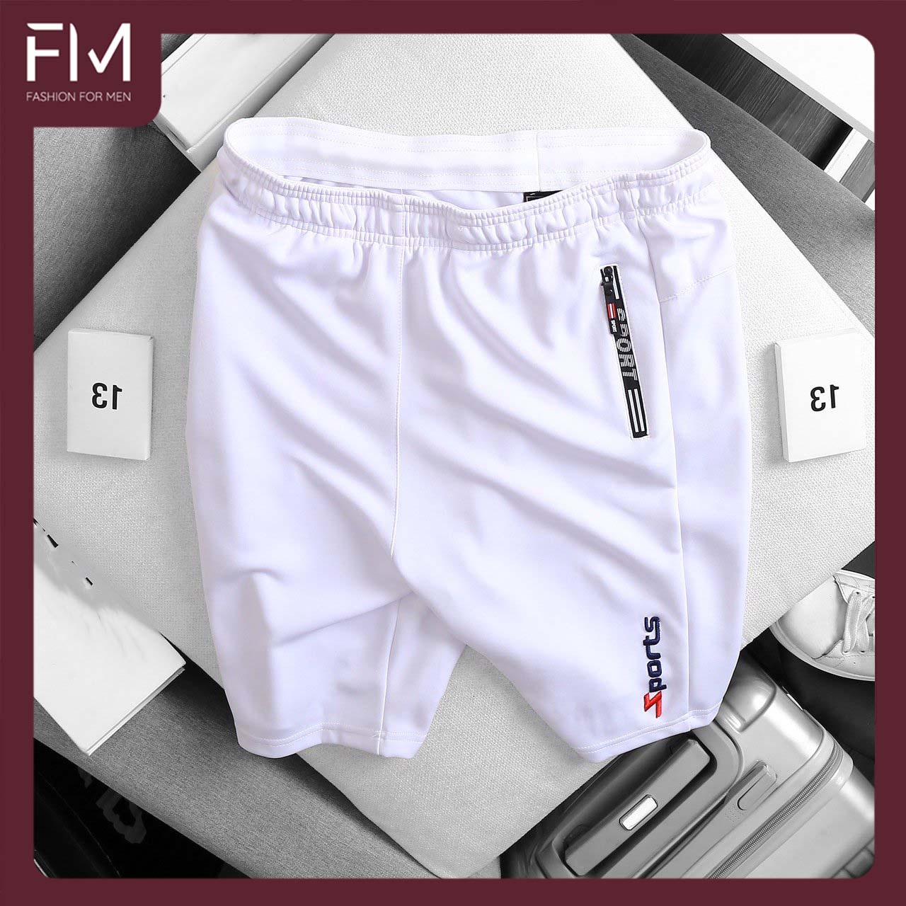 Quần short nam thể thao thun lạnh cao cấp thoải mái, năng động, trẻ trung – FORMEN SHOP – FM1PS090