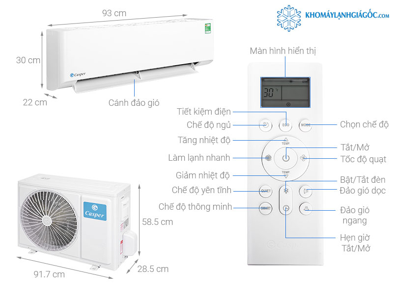 Máy lạnh Casper Inverter 2HP SC-18FS32- Hàng chính hãng.