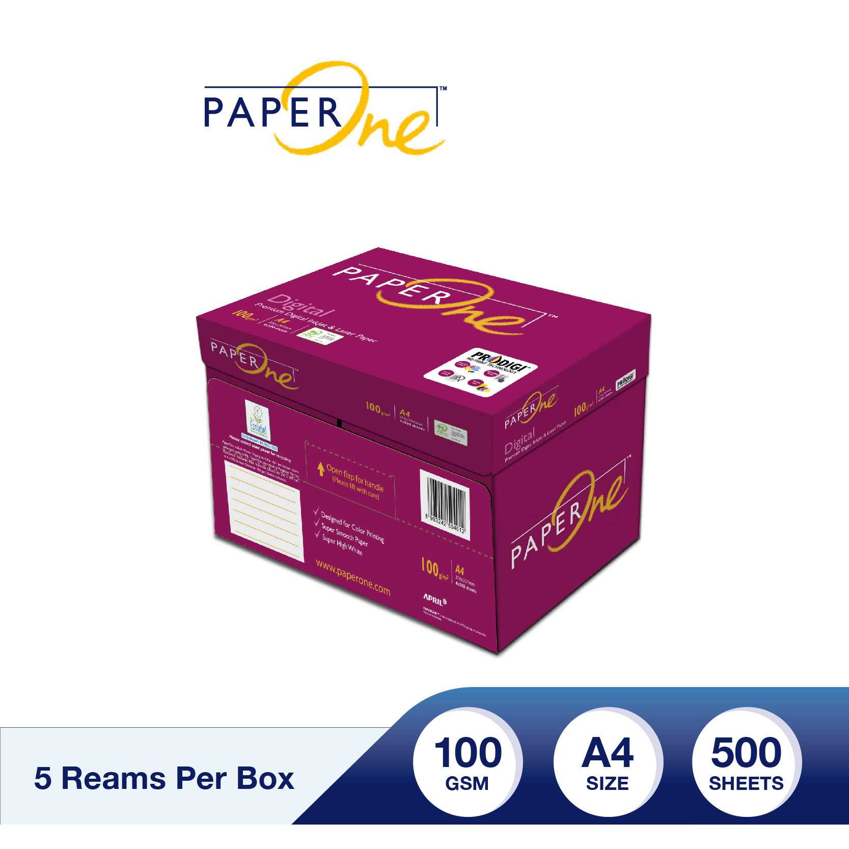 Giấy PaperOne Digital (PO 100gsm) Chính hãng ( thùng )