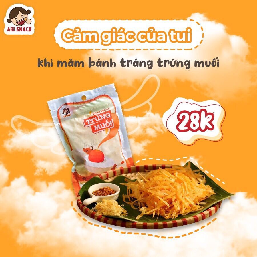 Bánh Tráng Abi Vị Trứng Muối ABI SNACK