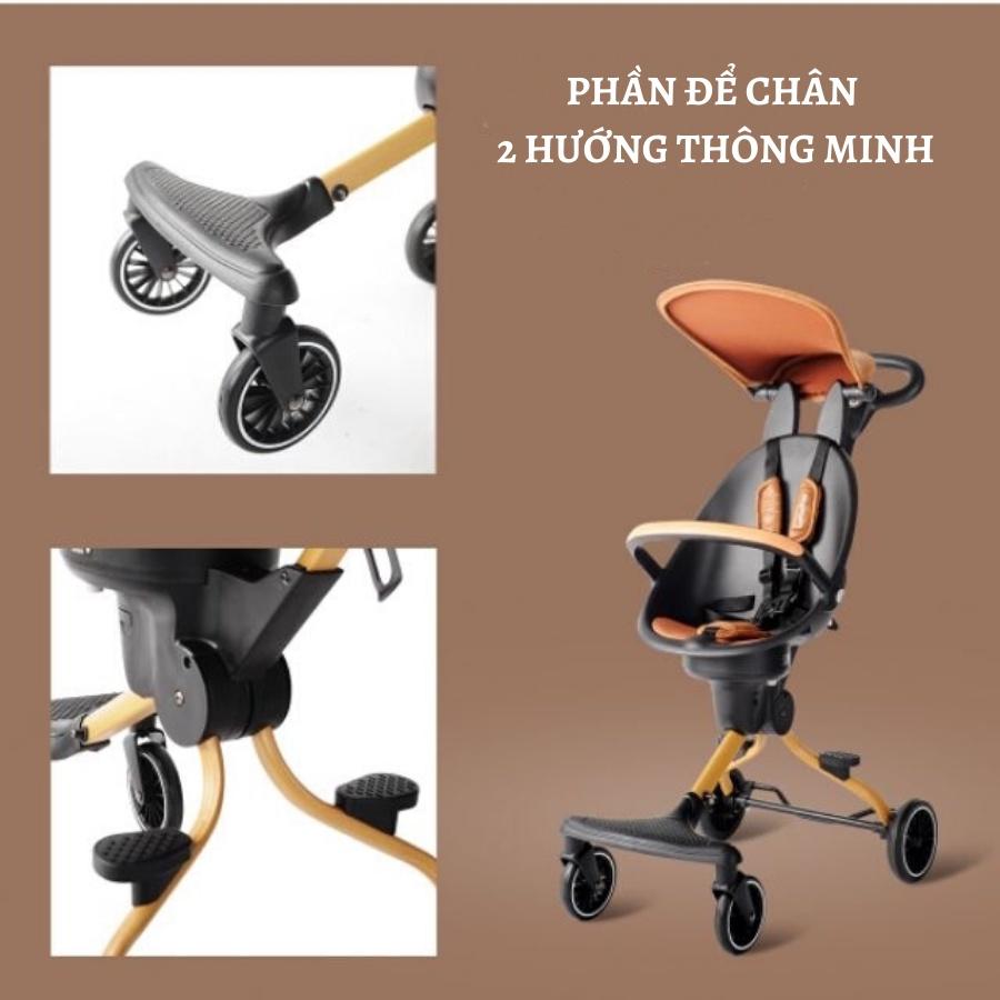 Xe đẩy đảo chiều - Xe đẩy dạo chơi gấp gọn cho bé V5