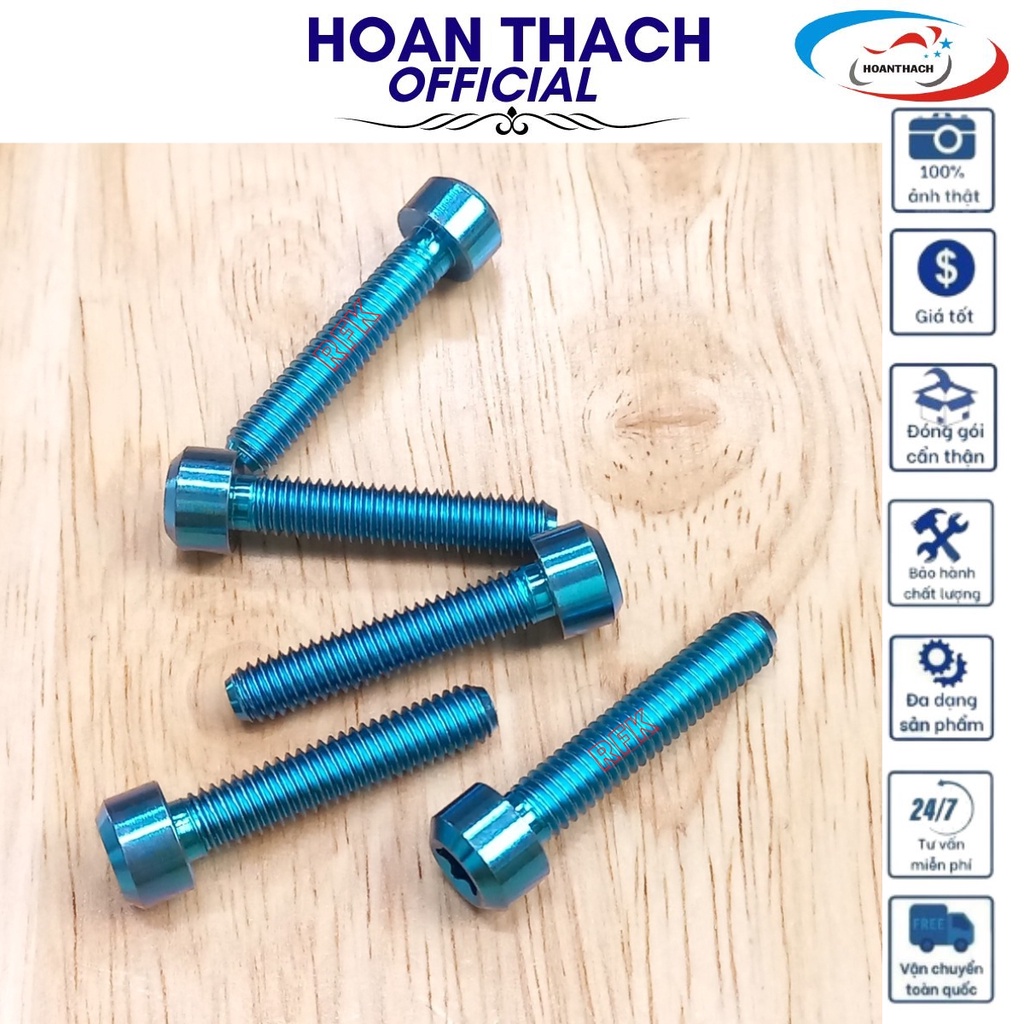 Ốc 6L25 Trụ Xanh Lục Bảo Dùng cho nhiều dòng xe SP016464 (giá 1 con)