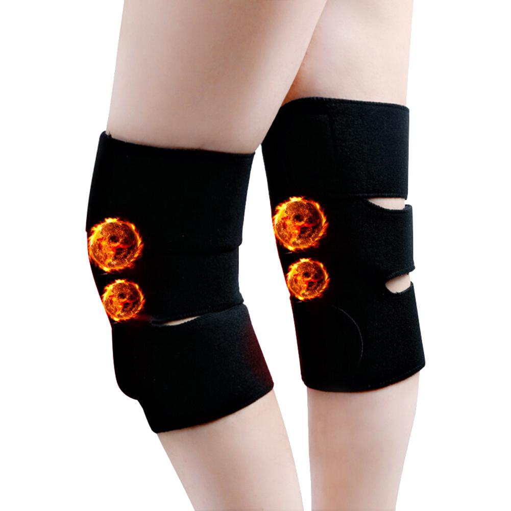(Hàng Mới Về) Set 2 Đai Quấn Bảo Vệ Đầu Gối Từ Tính Tự Sưởi Ấm Có Thể Điều Chỉnh