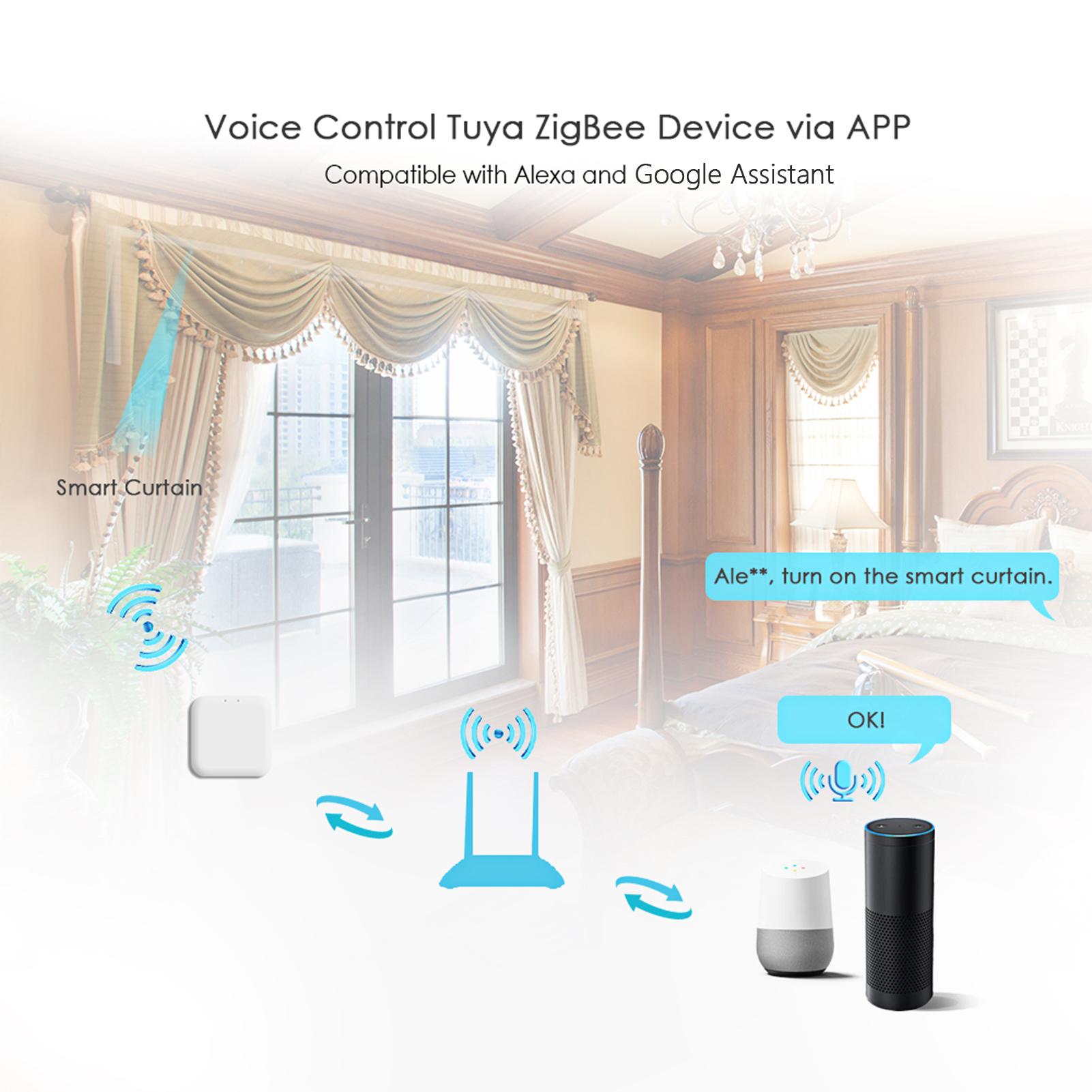 Bộ điều khiển từ xa không dây đa thiết bị, Cổng Tuya ZigBee thông minh