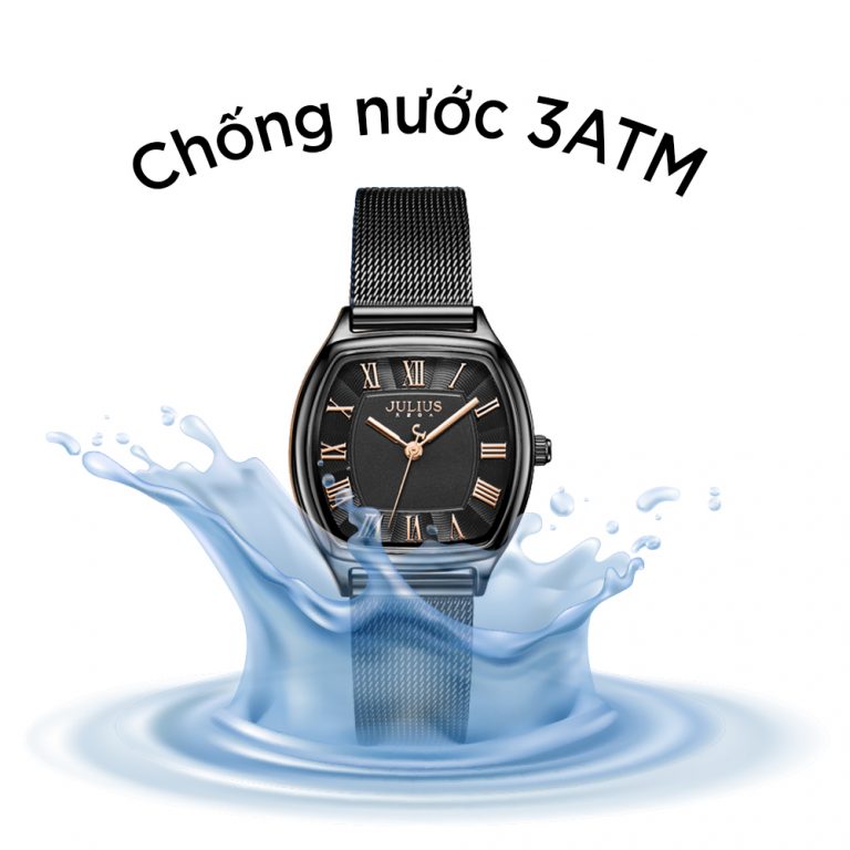 Đồng Hồ Nữ JA-1242D Julius Hàn Quốc Dây Thép