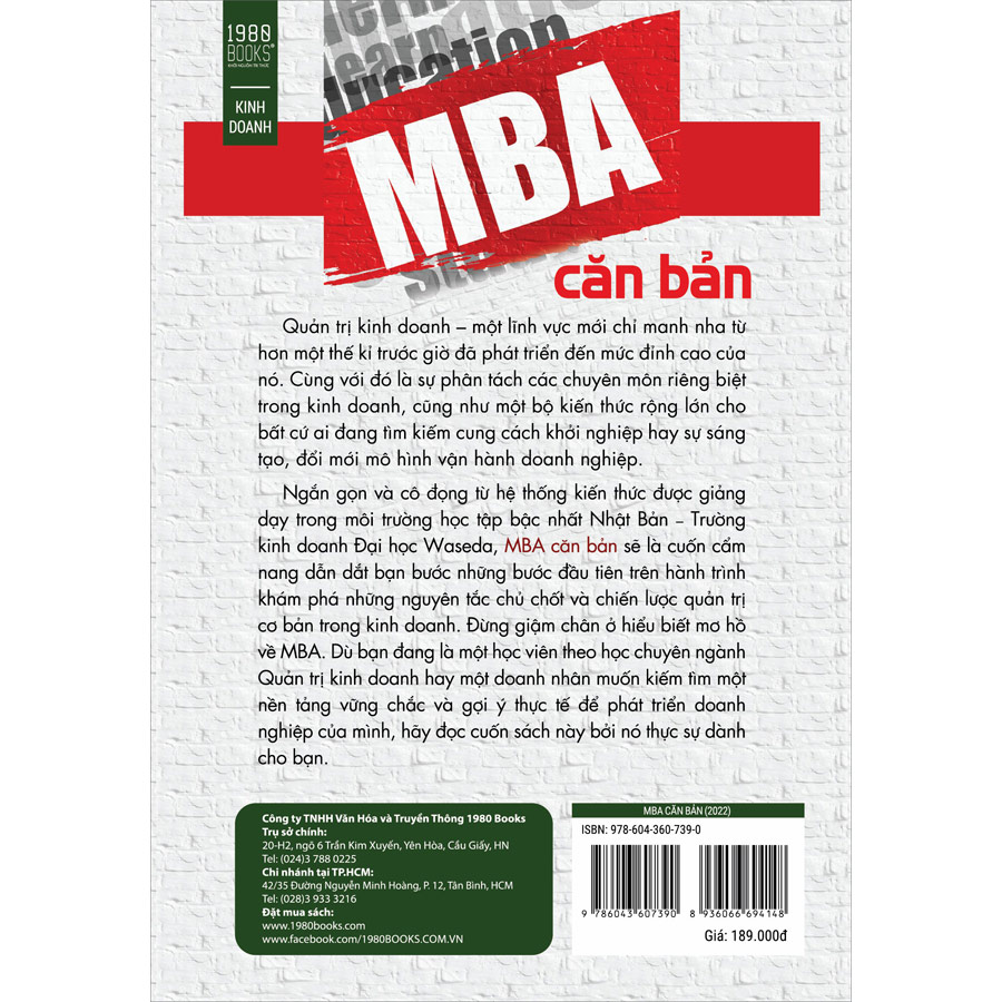 MBA Căn Bản (Tái Bản)