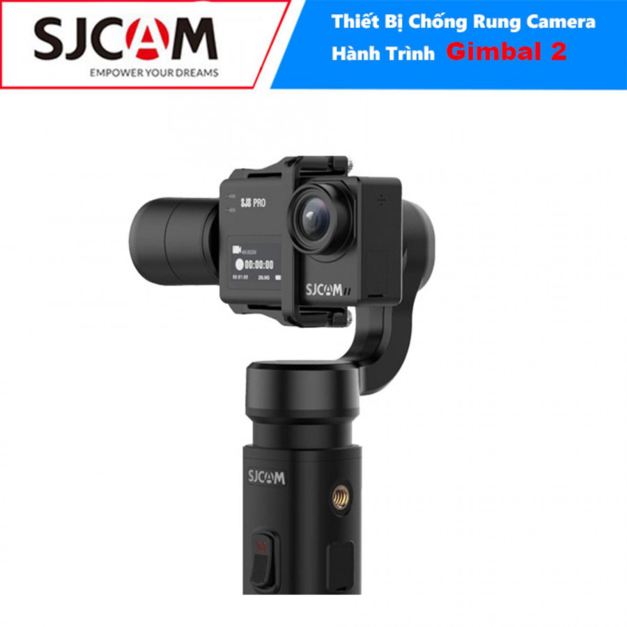 Thiết Bị Chống Rung Quay Phim Gimbal 2 Cho Camera Hành Trình Sjcam - Hàng Chính Hãng