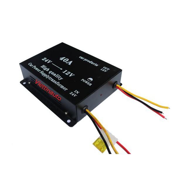 Bộ đổi nguồn DC 24V sang DC 12V KUERL cho Ô tô 40A