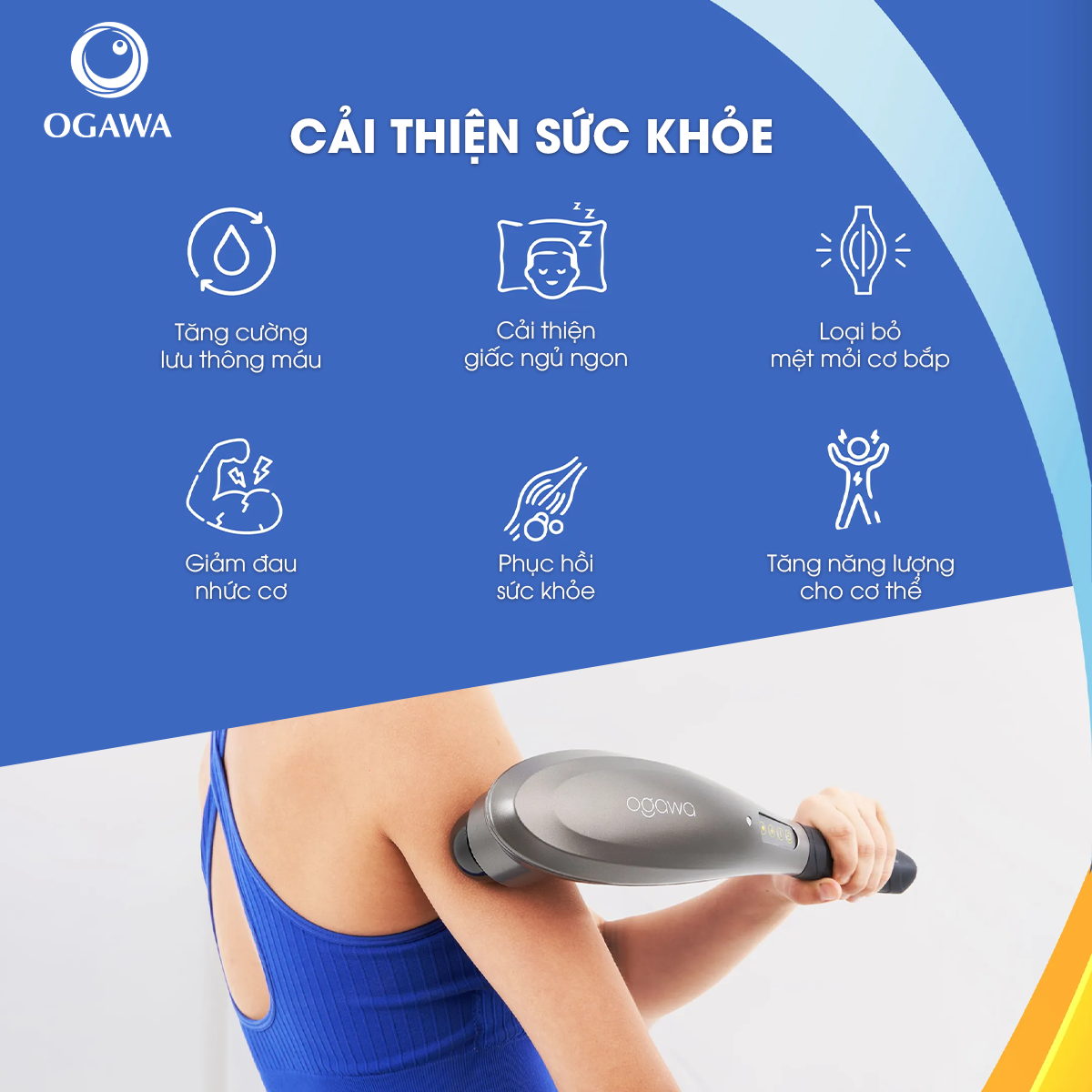 Máy Massage cầm tay OGAWA Buzzy