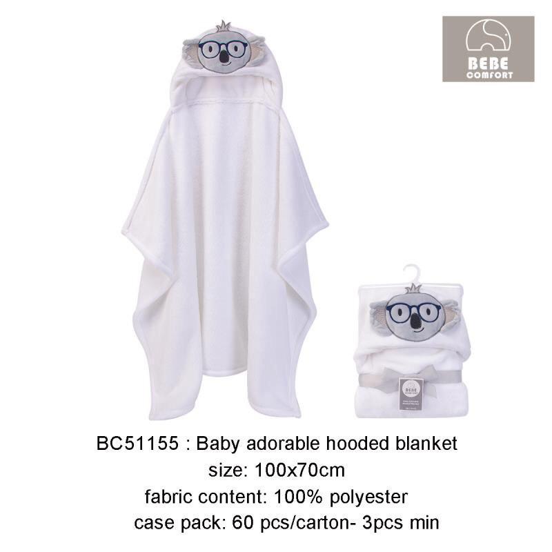 Chăn ủ lông hình thú siêu mềm cho bé Bebe Comfort