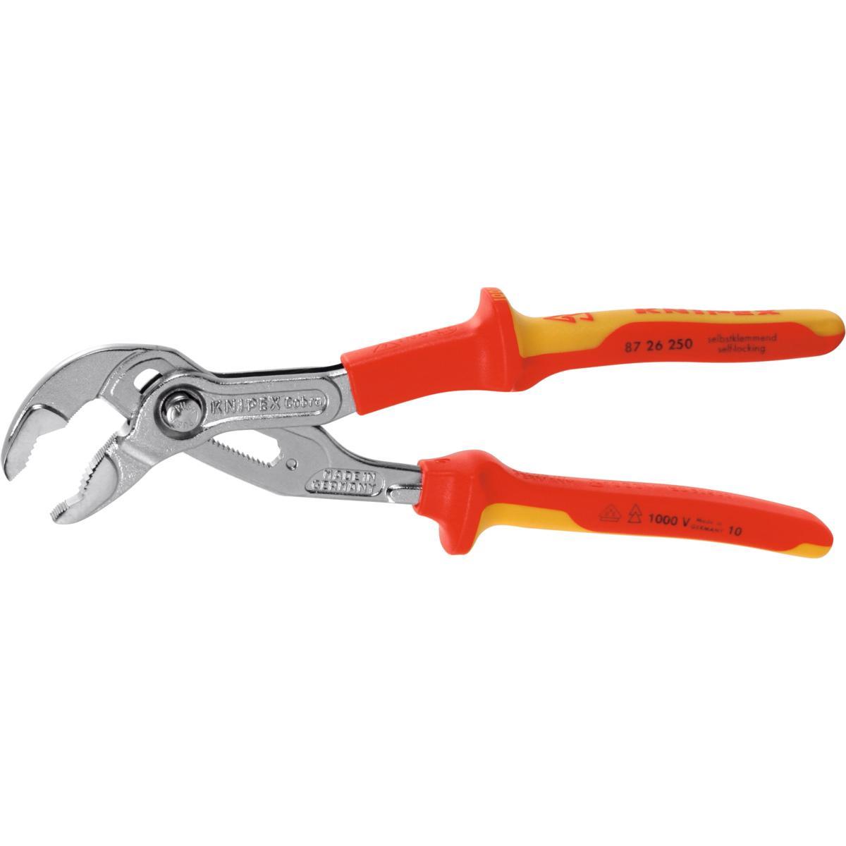 KỀM NƯỚC KNIPEX COBRA DÀI 250 MM CÁCH ĐIỆN 1000 V 87 26 250