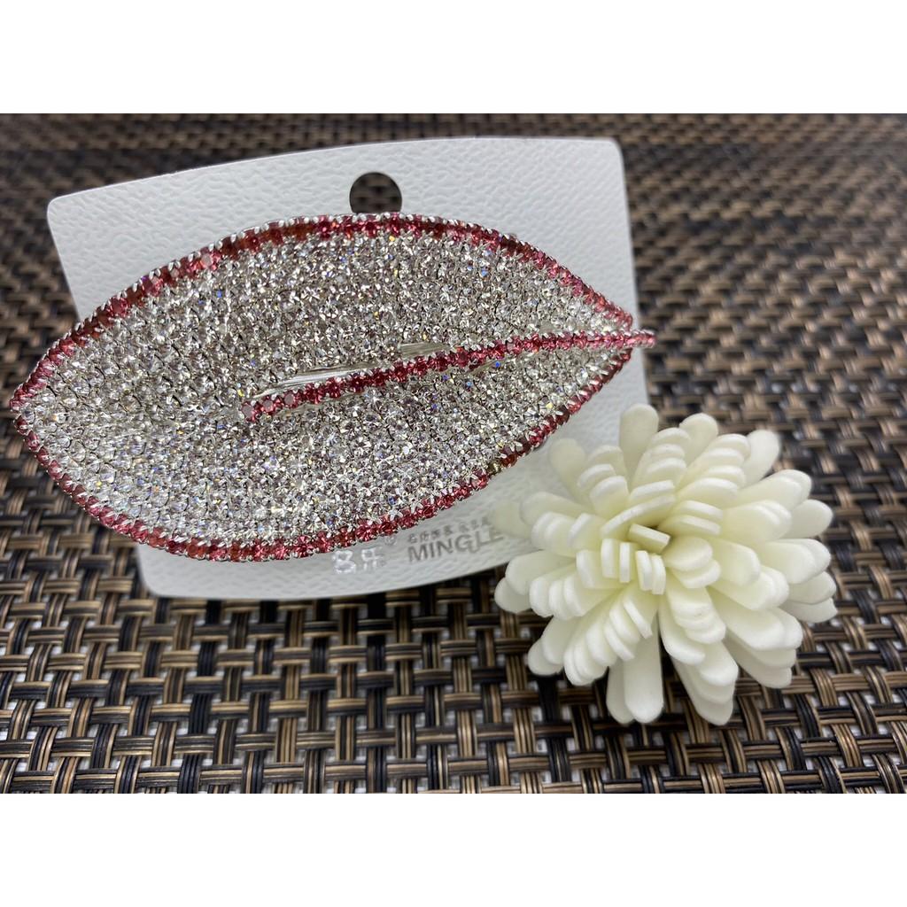 Kẹp Tóc Hinh Chiếc Lá Đính Đá Sang Trọng