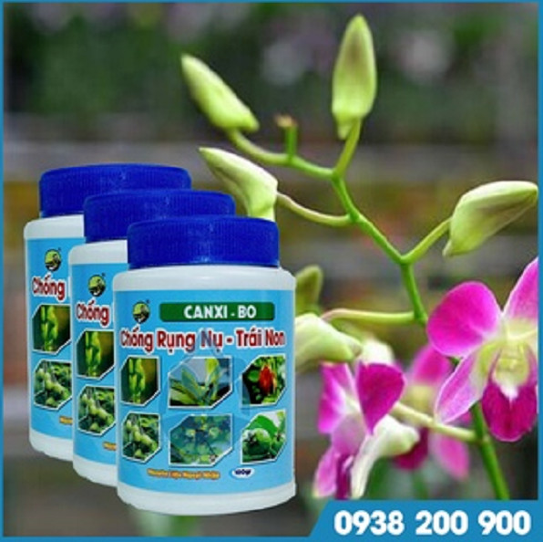 CANXI BO Chống rụng nụ, rụng trái non - Tăng đậu trái - Dùng cho cây cảnh, cây ăn quả hũ 100g