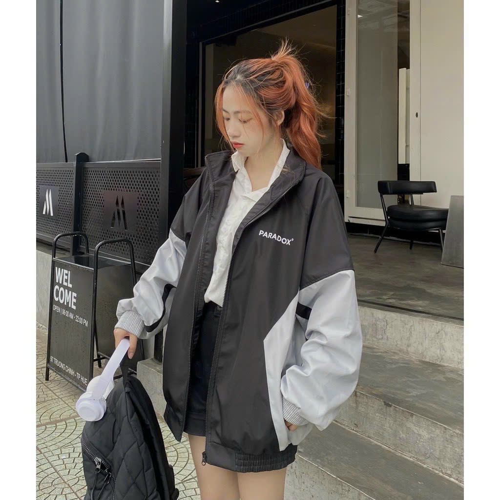 Hình ảnh Áo khoác gió dù Paradox Composed Jacket cá tính trẻ trung, Áo Khoác Gió ODIN CLUB Mix Jacket, Áo khoác gió oversize form rộng unisex, Local Brand, Áo Khoác Gió Unisex Nam Nữ