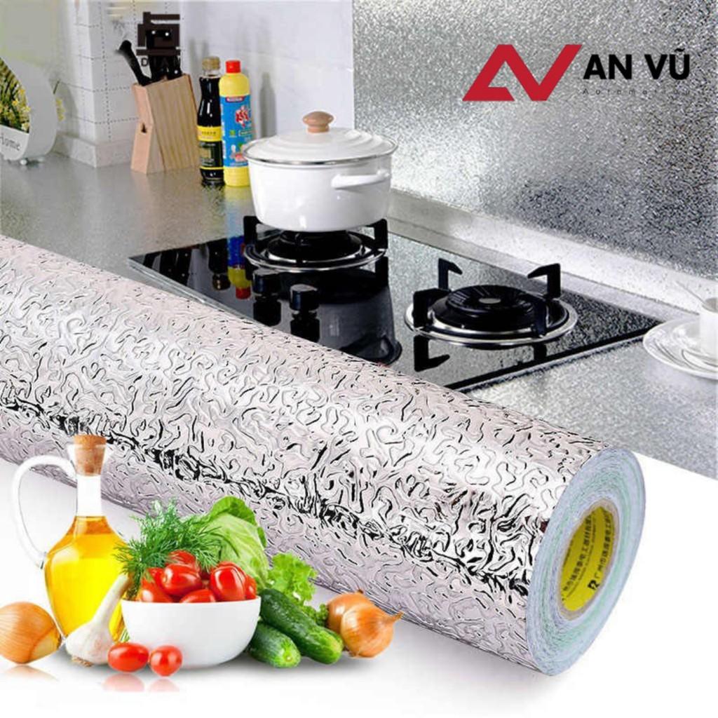 Cuộn Giấy Decal Dán Bếp Tráng Nhôm Cách Nhiệt (Rộng 61cm)