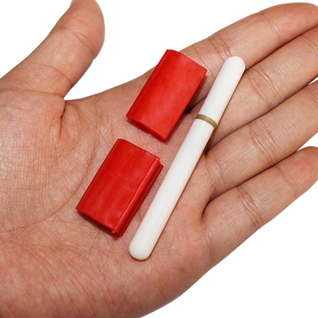 2xFishing Rod Luminous Stick Light LED Removable Float Night Tackle Red