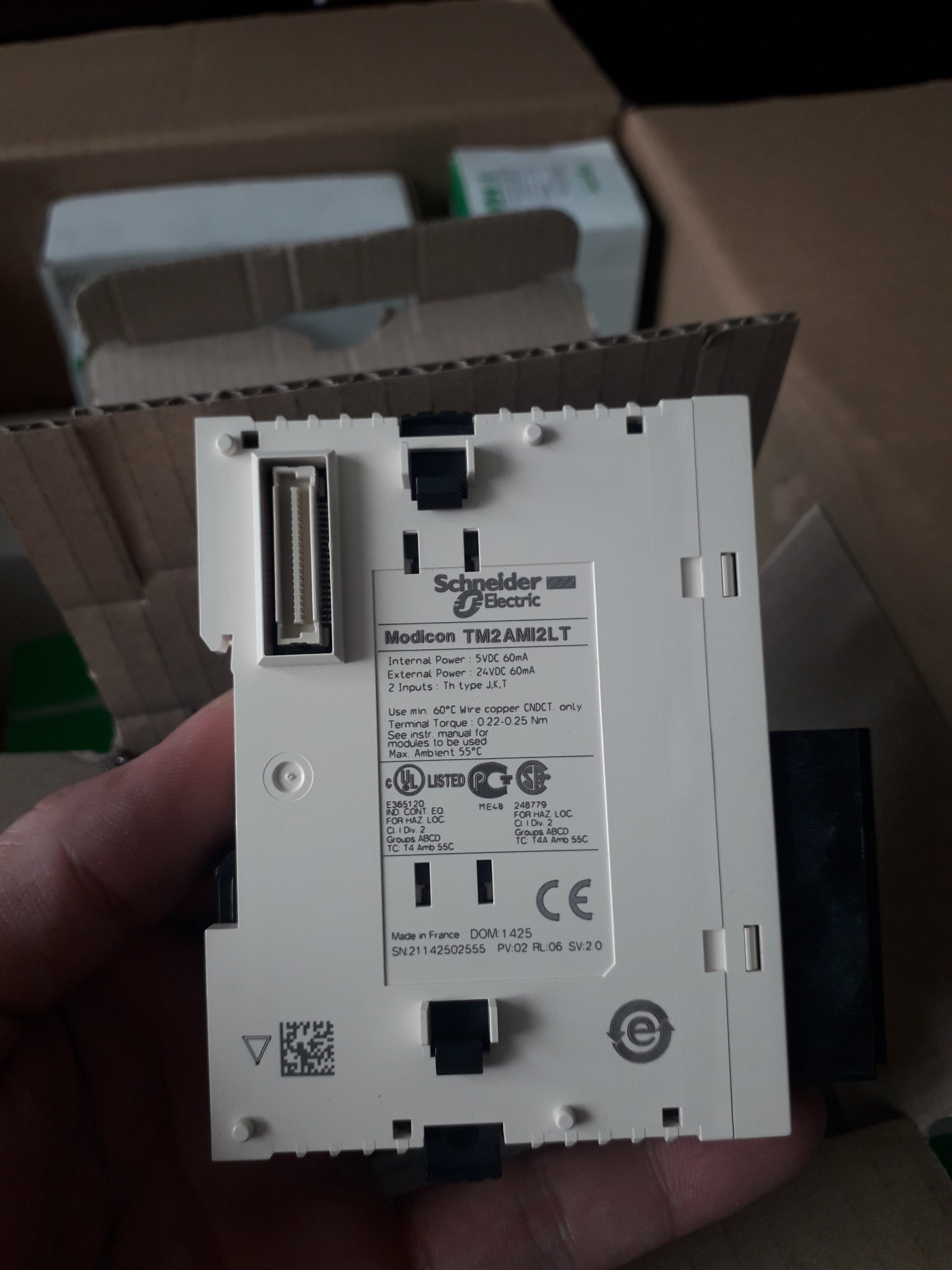 | Chính hãng | Mô đun TM2AMI2LT Schneider đầu vào tương tự, modul analog Modicon TM2AMI2LT - 2 analog input