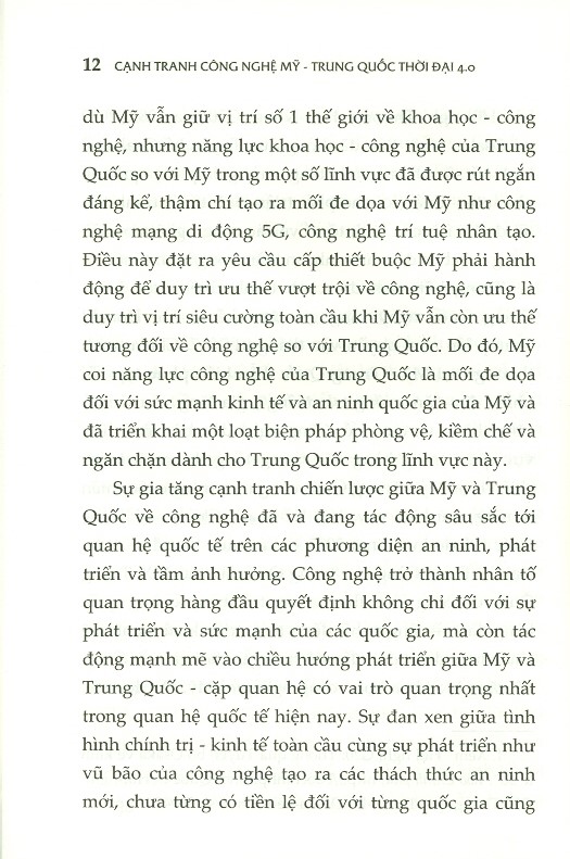 Cạnh Tranh Công Nghệ Mỹ – Trung Quốc Thời Đại 4.0