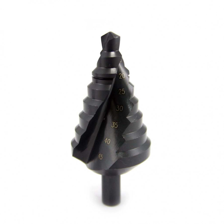 Mũi khoan tháp thẩm nitơ bước chéo 10-45mm chuôi tròn