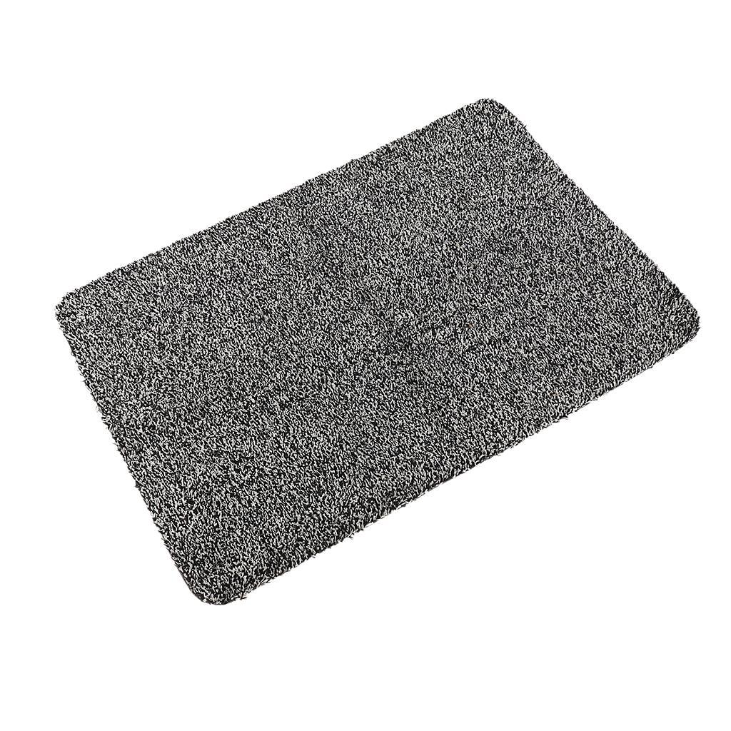 Pet Dog Cat Blanket Clean Suction Carpet Superfine Fiber PVC Dark Grey