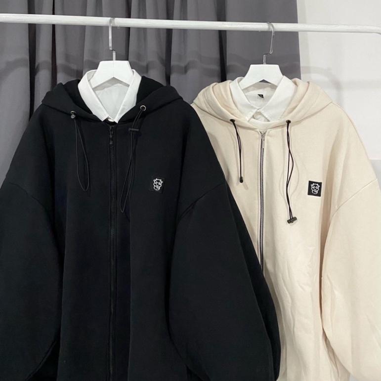 Áo Khoác Nỉ Form Rộng ICON CHÚ BÒ ulzzang unisex